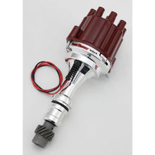 Load image into Gallery viewer, Pertronix Dist Billet Oldsmobile V8 Non/Vac Red Cap D110801 - Main Product View