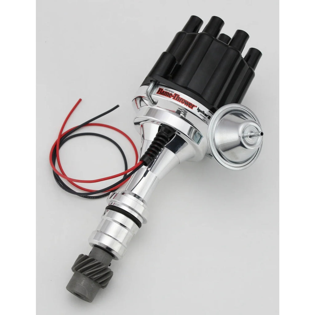 Pertronix Dist Billet Oldsmobile V8 Vac Blk Cap D110700 - Main Product View