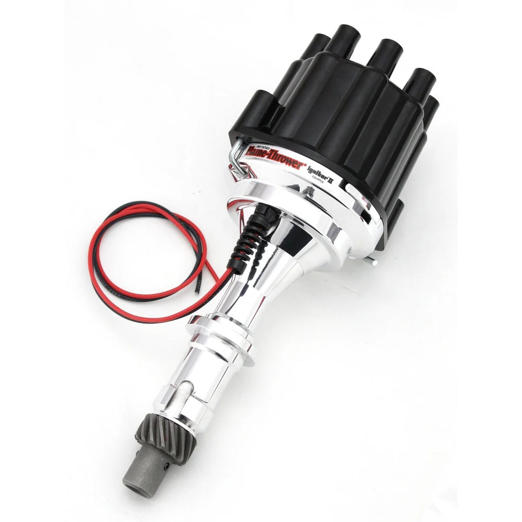 Pertronix Dist Billet Pontiac V8 Non/ Vac Blk Cap D120800 - Main Product View