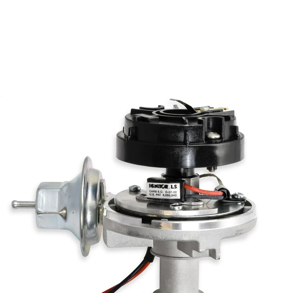 Pertronix Dist Cast Chevy SB/BB blk cap D104600 - Close-up Detail