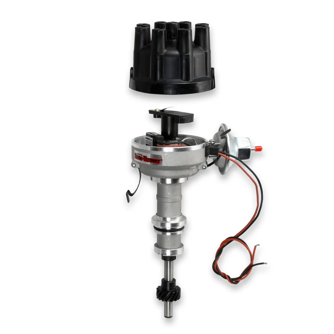 Pertronix Dist Cast Ford SB blk cap D134600 - Installation View