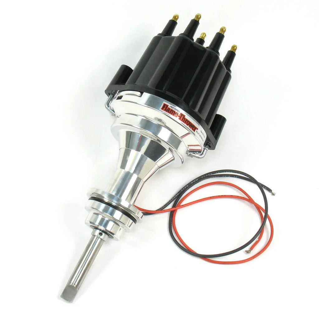 Pertronix Dist Mopar 273-360 No Vac blk Male cap D141810 - Main Product View