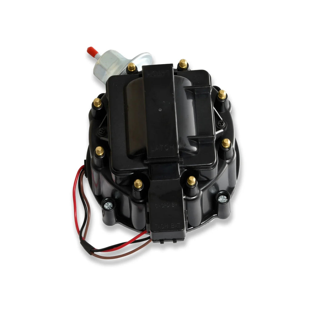 Pertronix Distr Stock Look HEI Chevy SB/BB blk cap D1060 - Side View