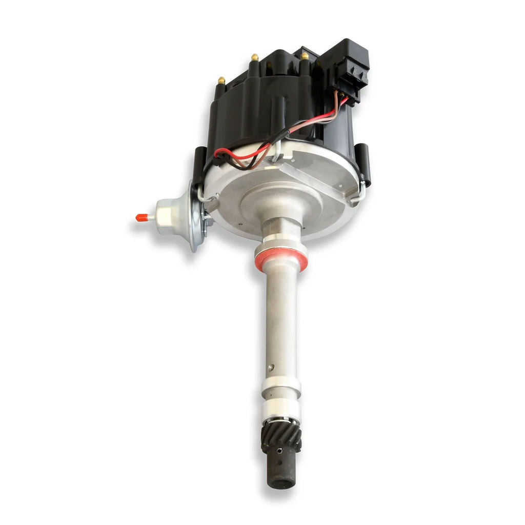 Pertronix Distr Stock Look HEI Chevy SB/BB blk cap D1060 - Side View
