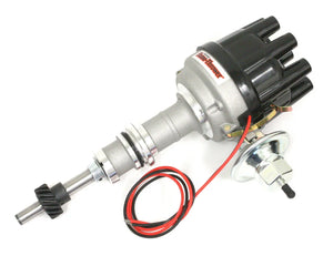 Pertronix Distributor w/Black Cap Cast Alm. D134610 fits SBF 351W