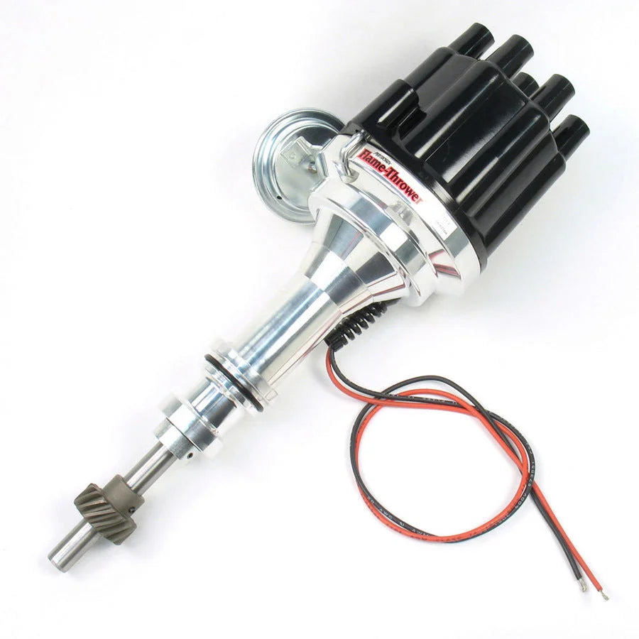Pertronix Ignitor III Dist. w/Blk Cap & Vac Advance D7130700 fits SBF