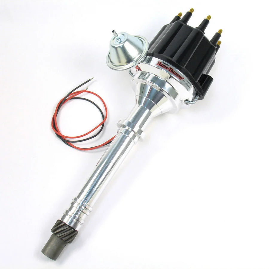 Pertronix Ignitor III Dist. w/Vac Adv. & Blk Cap D7100710 fits SBC