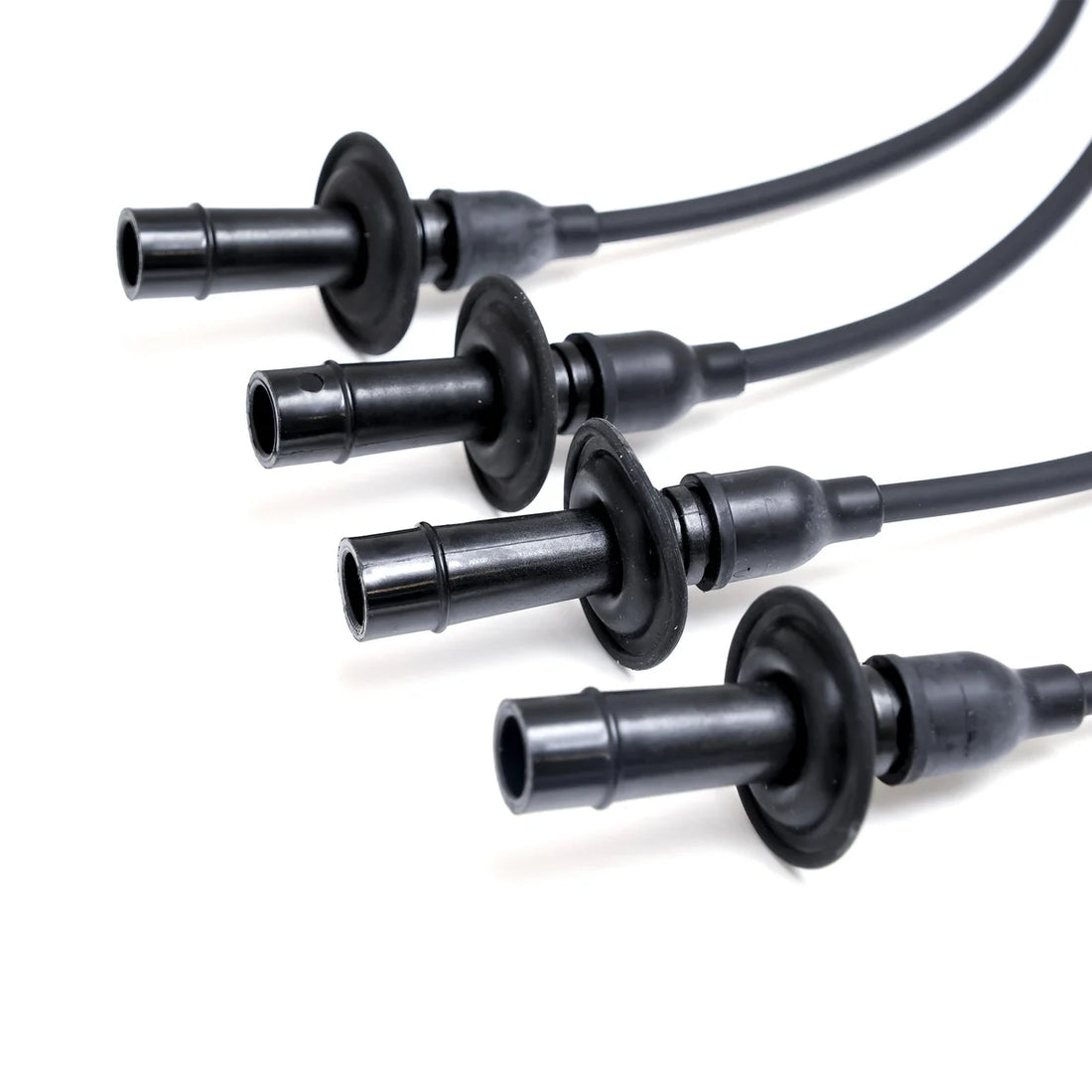 Pertronix PerTronix 704101 Flame-Thrower Spark Plug Wires 4 cyl VW Custom Fit Black 704101 - Back View