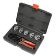 Load image into Gallery viewer, Pertronix Ratchet Crimp Tool Kit 6-Piece Quick Change Kit T3001