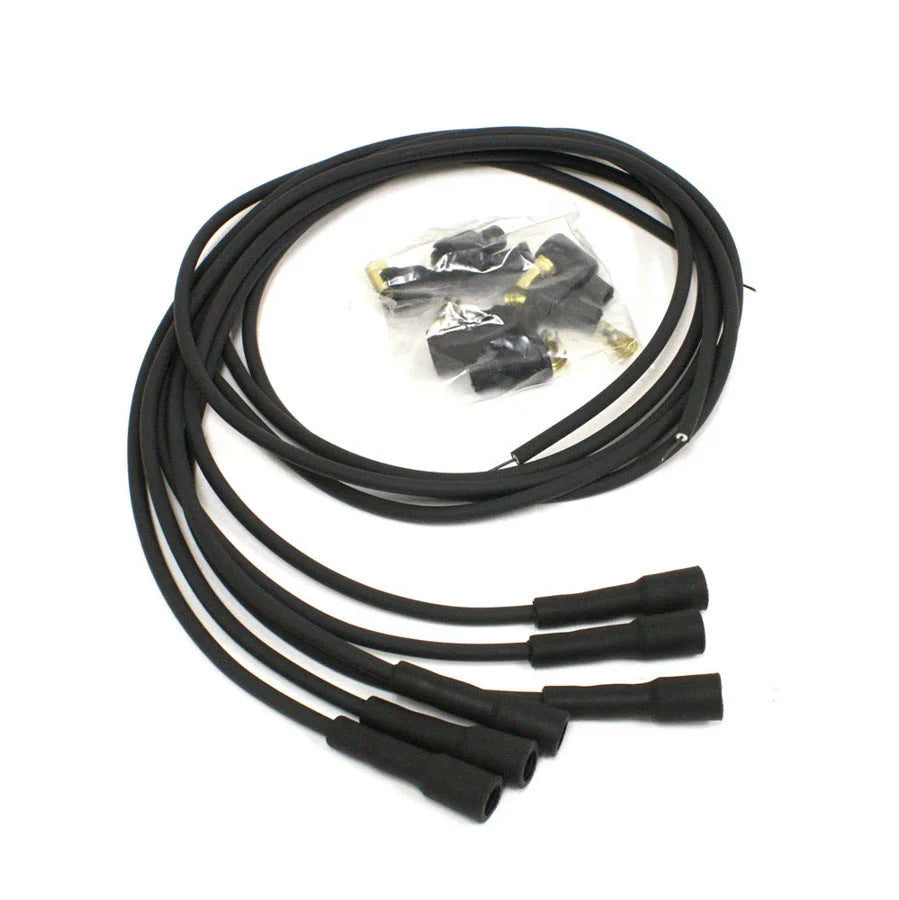 Pertronix Spark Plug Wire Set 7mm Univ 6-Cyl British Black 706180