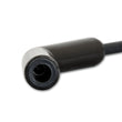 Load image into Gallery viewer, Pertronix Wires, 8MM GM LS 45° Black Ceramic Boot; Black wire 828224HT - Back View