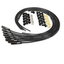 Load image into Gallery viewer, Pertronix Wires, Univ. 8MM 8 cyl 180° Black Ceramic Boot; Black wire 828280HT - Main Product View