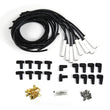 Load image into Gallery viewer, Pertronix Wires, Univ. 8MM 8 cyl Ceramic Straight black High Temp 808280HT - Main Product View