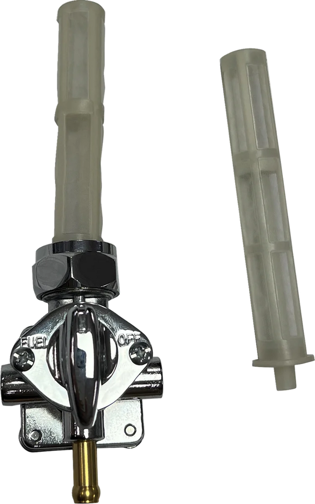 Petcock - Vacuum - Downward Outlet - Chrome DragSpecialties T03-0101C - Main Product View