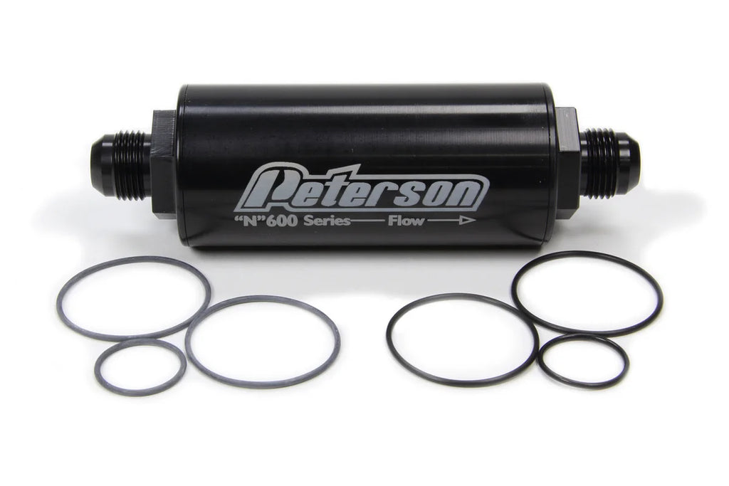Peterson Fluid 10an Inline Fuel Filter w/100 Micron Filter 09-0622