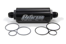 Load image into Gallery viewer, Peterson Fluid 10an Inline Fuel Filter w/100 Micron Filter 09-0622