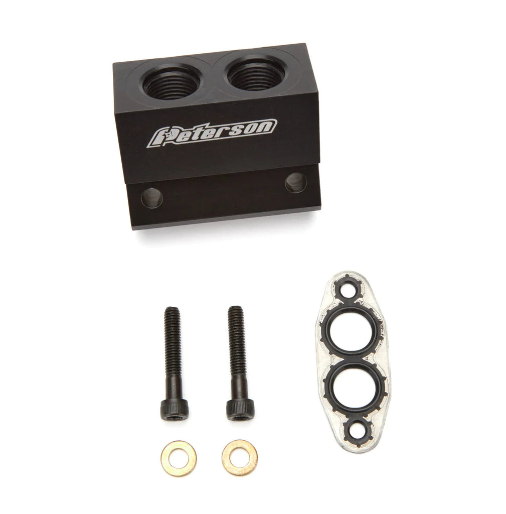 Peterson Fluid Adapter Oil Cooler GM LS7 15-5011