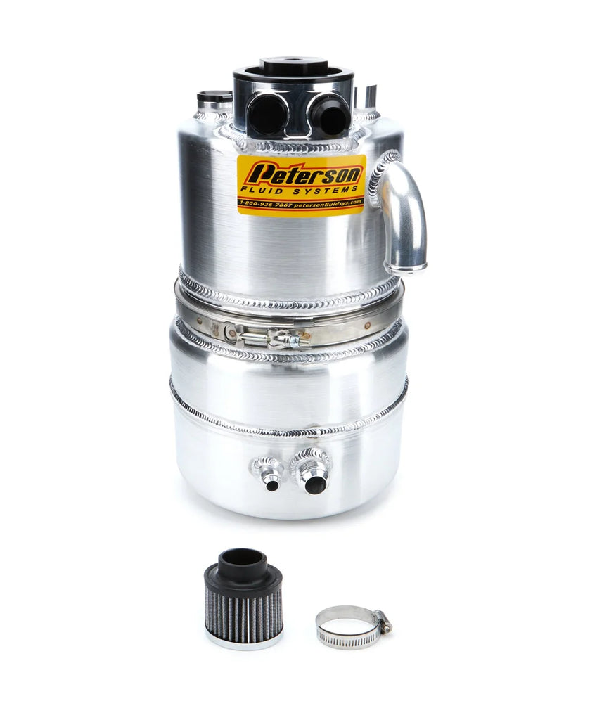 Peterson Fluid Dry Sump Tank 5Gal w/ 10in Bottom 08-9019