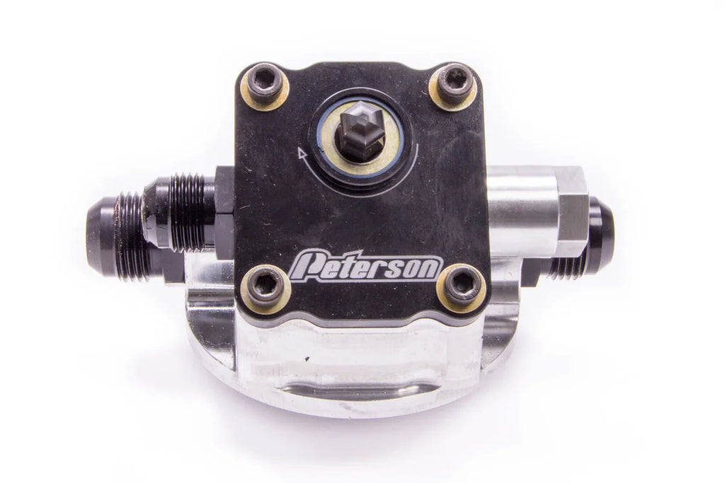 Peterson Fluid Engine Primer Oil Filter Mount 10an Chevy L to R 09-1501