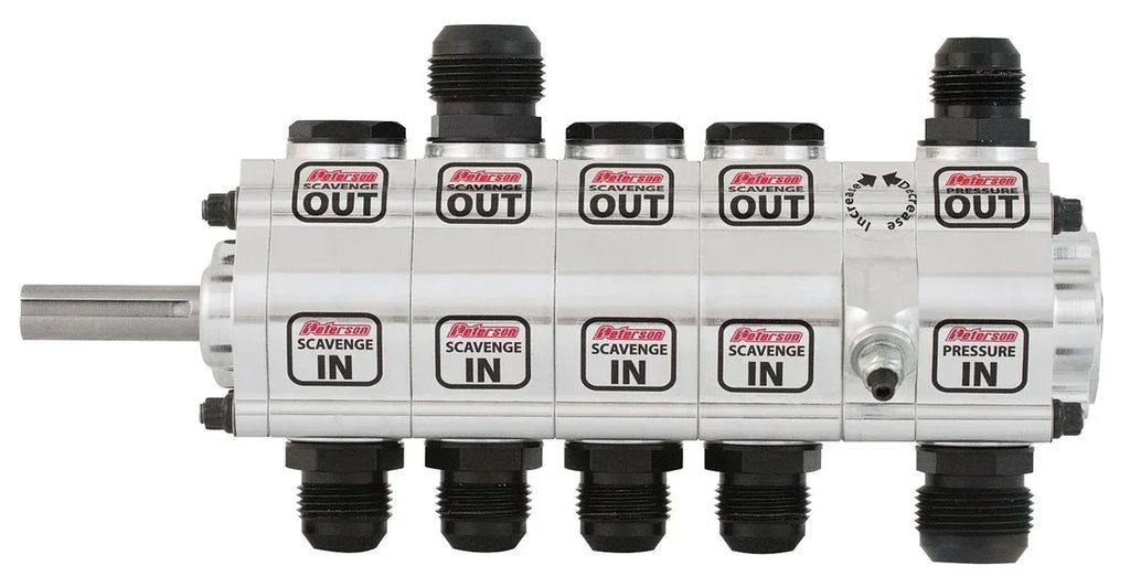 Peterson Fluid Oil Pump 5 Stage R/S w/ Drive 04-5076