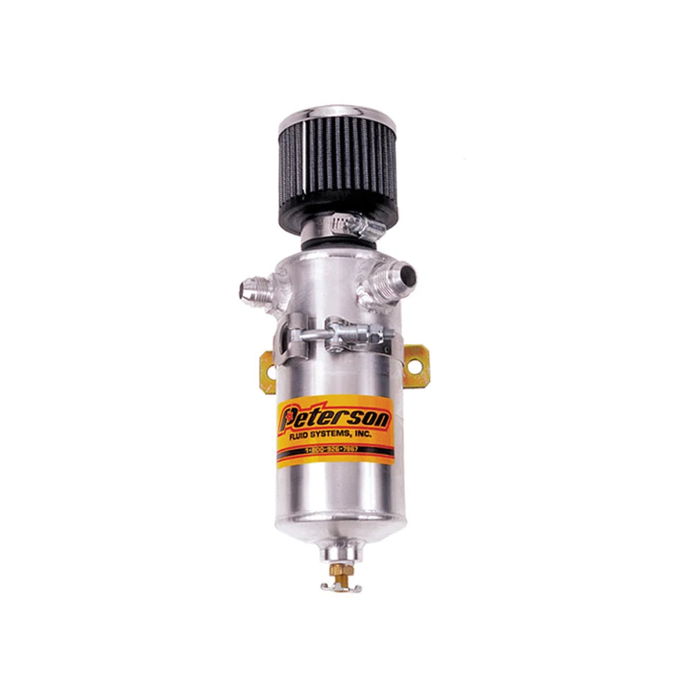 Peterson Fluid Remote Breather Can W/2 Fittings 08-0410