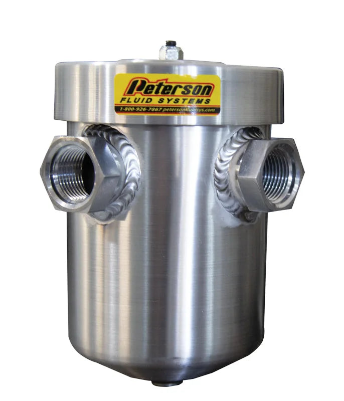 Peterson Fluid Systems Breather Can -12AN Ports