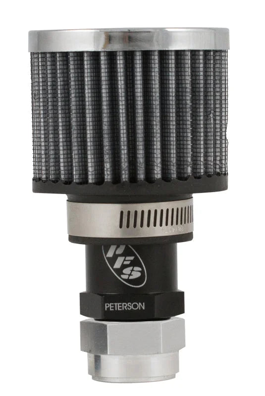 Peterson Fluid Systems Breather One-Way Vac -12AN w/ Filter