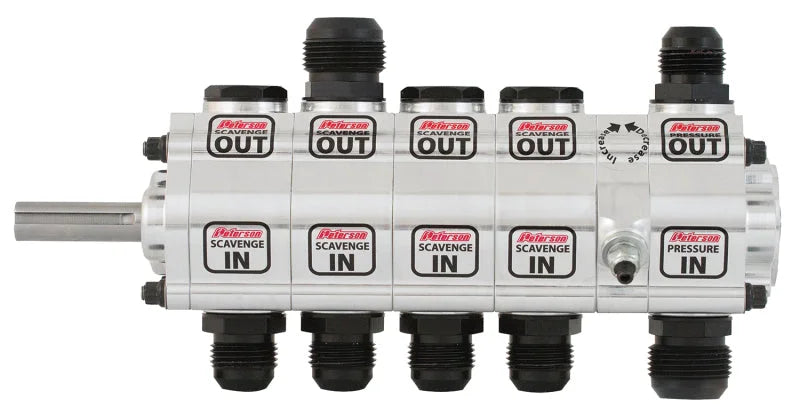 Peterson Fluid Systems R4 5-Stage Oil Pump - BH - HV - Rear Drive - Main Product View