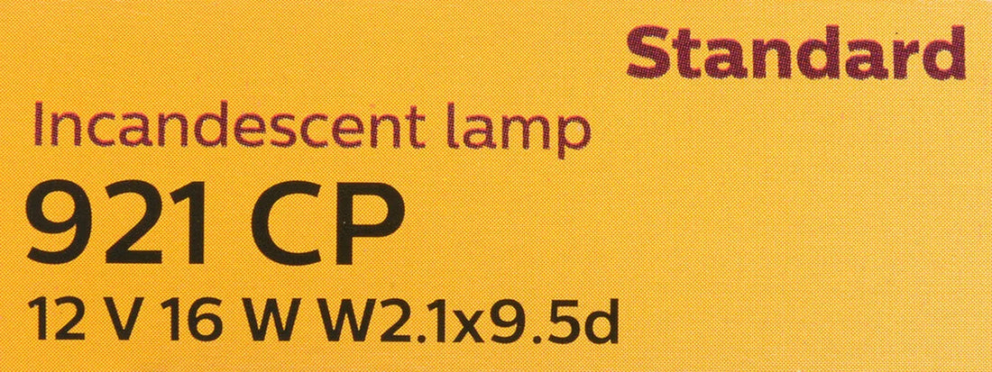 Philips Bulb 921CP fits 1987-1993, 2006-2020 Audi / BMW / Land Rover