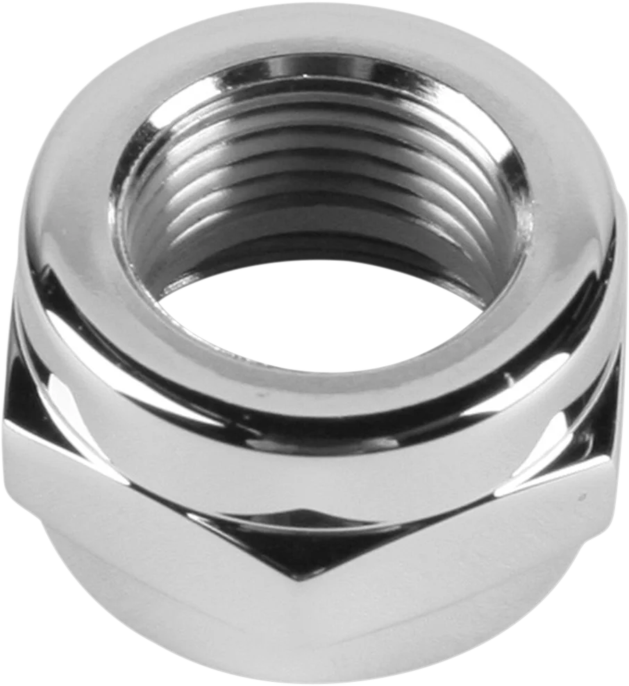 Pingel Adapter Nut - Chrome - 22 mm A3001C - Side View