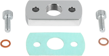 Load image into Gallery viewer, Pingel Fuel Valve Adapter Plate - 3/8" NPT - 44 mm - 1/4" Offset A1702C-0 - Side View