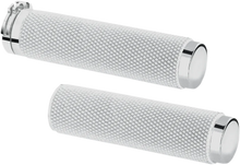 Load image into Gallery viewer, Pingel Grips - Knurled - Chrome 62196 - Main Product View