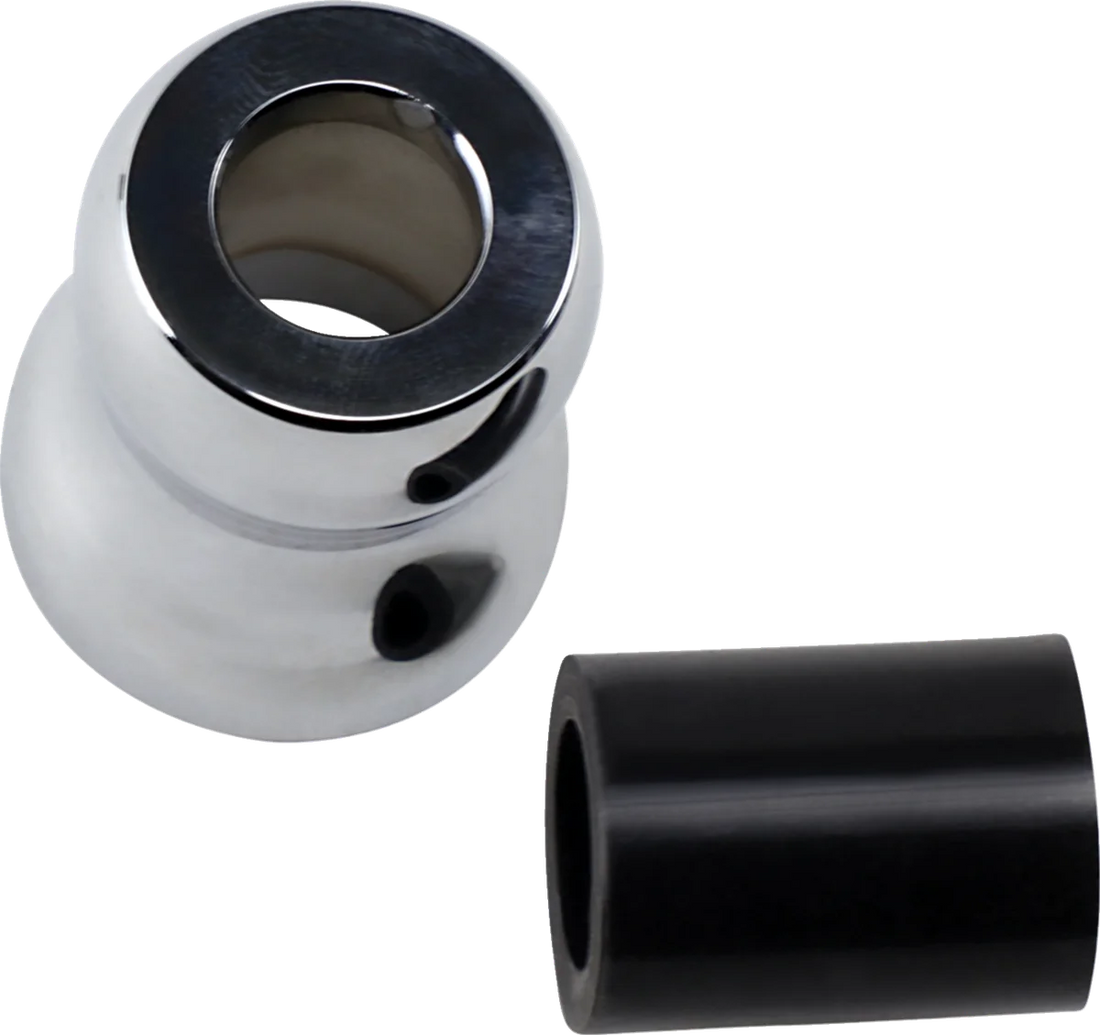 Pingel Heel Shift Eliminator - Chrome - FLH/FLT 62139C - Side View