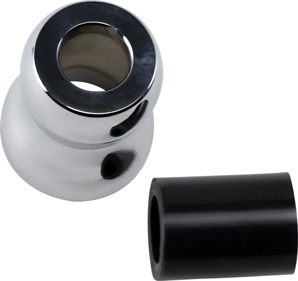 Pingel Heel Shift Eliminator - Chrome - FLH/FLT 62139C - Side View