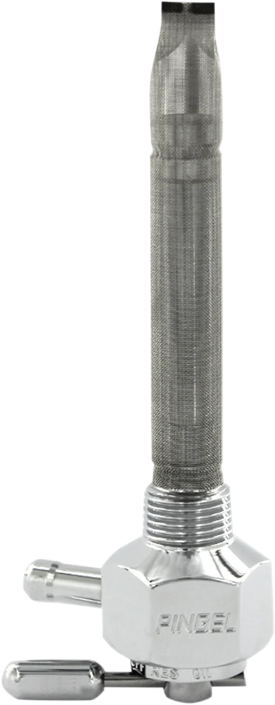 Pingel Hex Fuel Valve - Chrome - 3/8" NPT 1211-CH - Main Product View