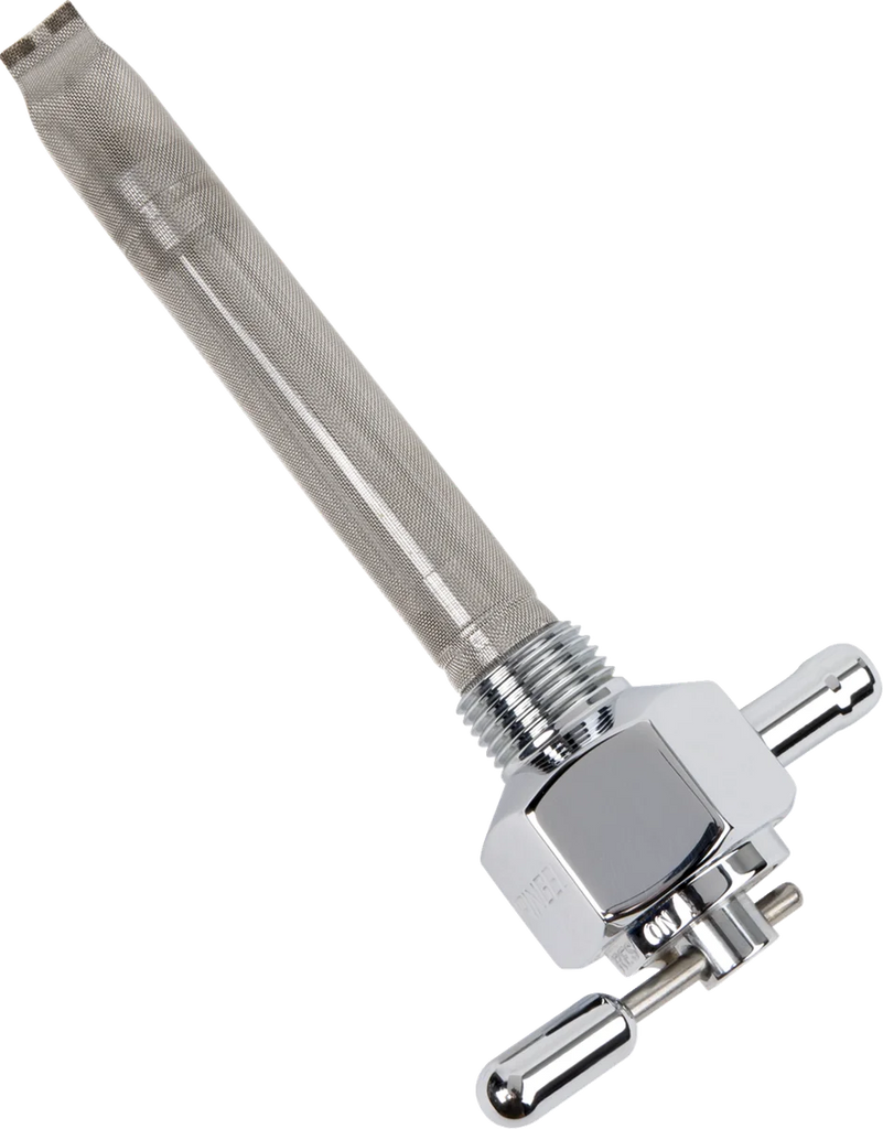Pingel Hex Fuel Valve - Chrome - 3/8" NPT 6211-CH - Main Product View