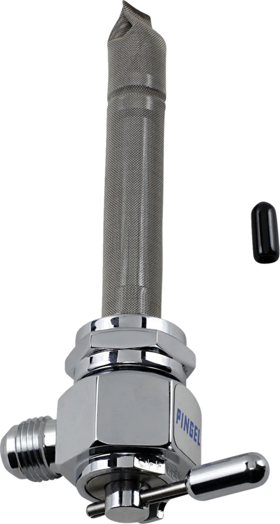 Pingel Power-Flo™ -6AN Fuel Valve - Chrome-Plated - 22 mm 6331-CH - Main Product View