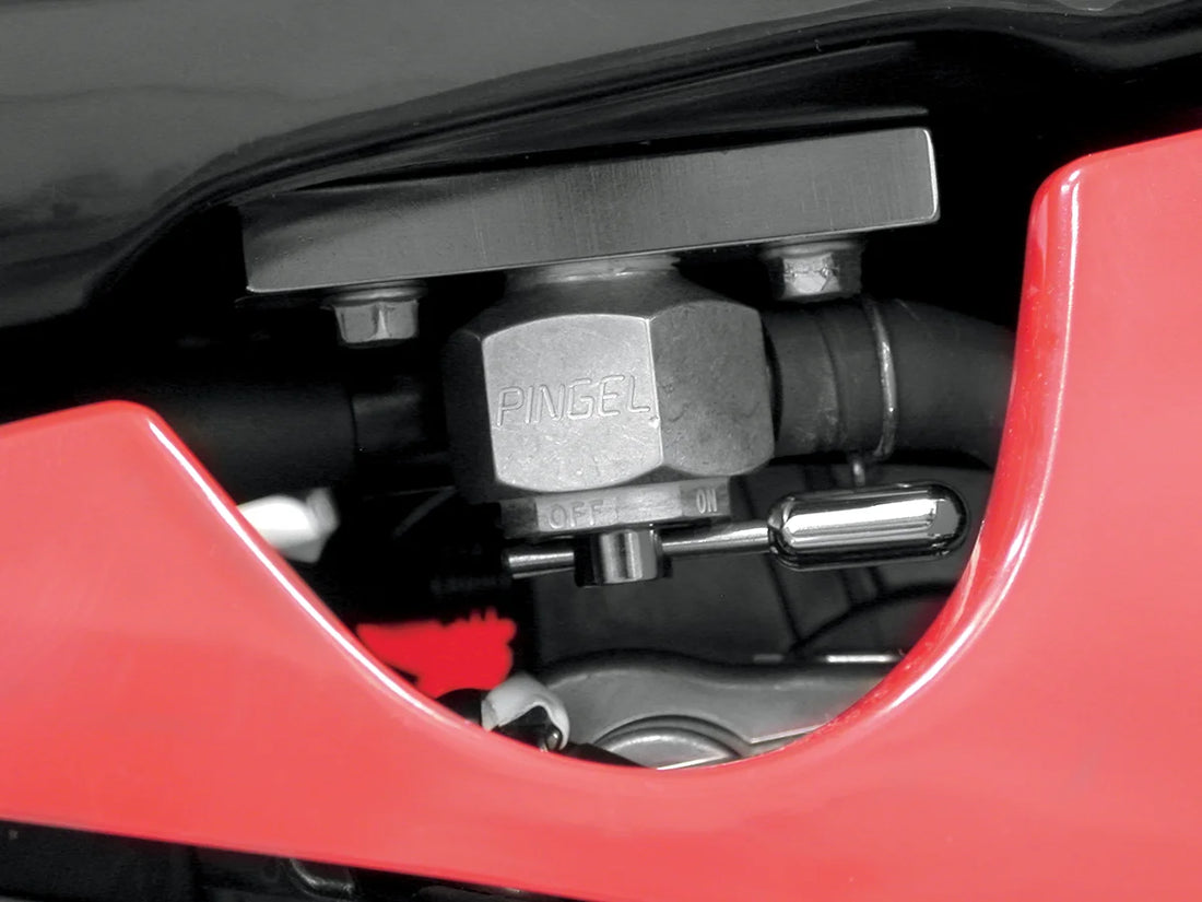 Pingel Power-Flo™ Petcock Fuel Valve - Honda 4220-AH425ANG - Side View