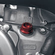 Load image into Gallery viewer, Pingel Red Oil Fill Cap - Kawasaki/Suzuki 62300 - Side View