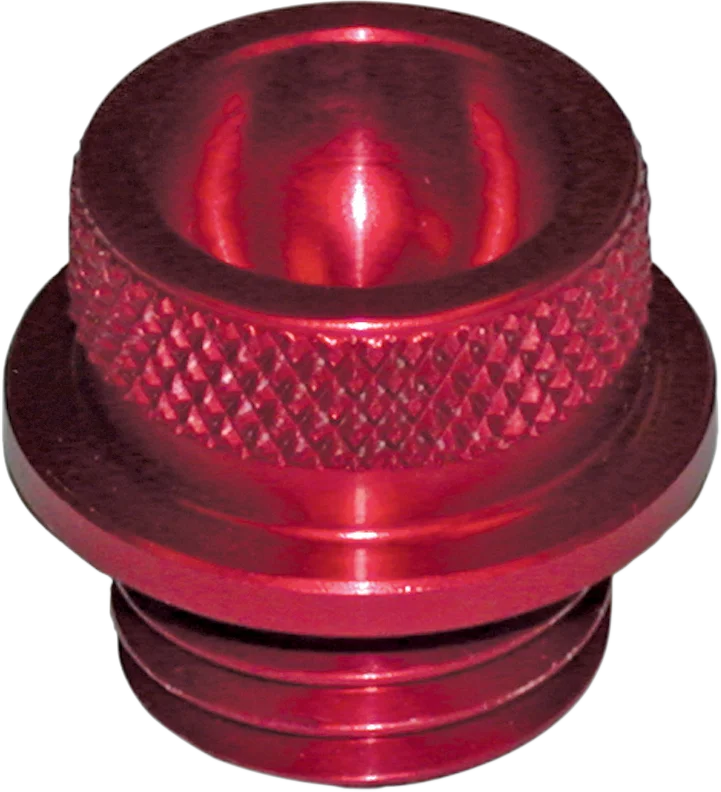 Pingel Red Oil Fill Cap - Kawasaki/Suzuki 62300 - Detail View