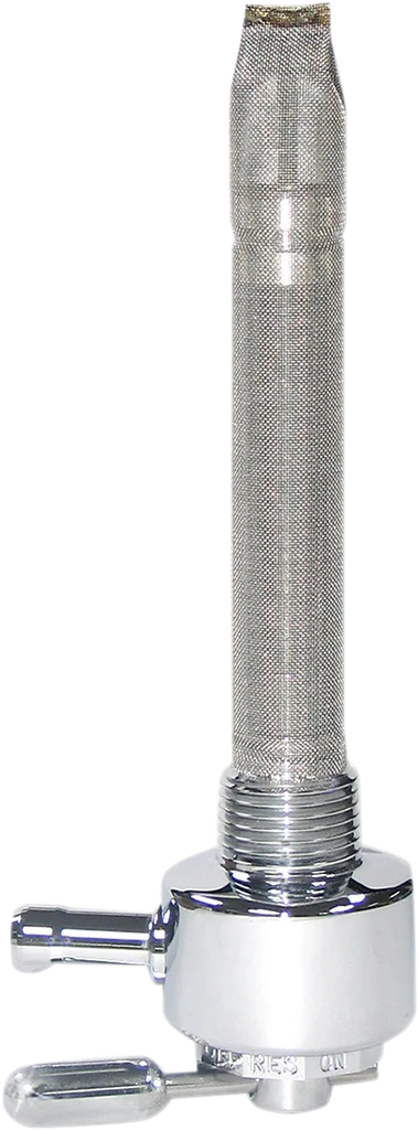 Pingel Round Fuel Valve - Chrome - 3/8" NPT 1211-CR - Main Product View