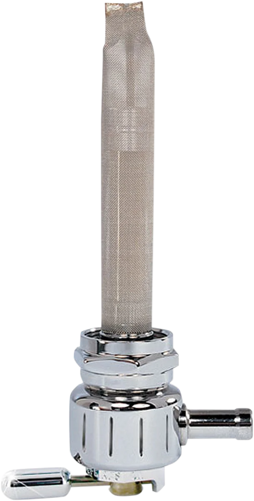 Pingel Round Fuel Valve - Grooved Chrome - 22 mm 4311-CG - Main Product View