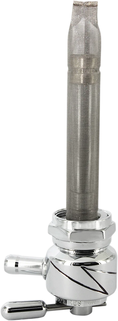 Pingel Round Fuel Valve - Lightning Chrome - 22 mm 1311-CL - Main Product View