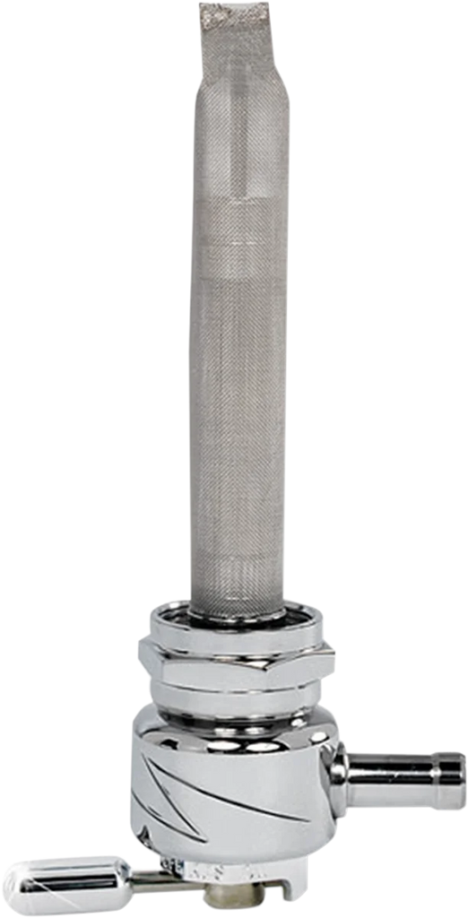 Pingel Round Fuel Valve - Lightning Chrome - 22 mm 4311-CL - Main Product View
