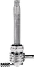 Load image into Gallery viewer, Pingel Round Fuel Valve - Lightning Chrome - 22 mm 4311-CL - Side View