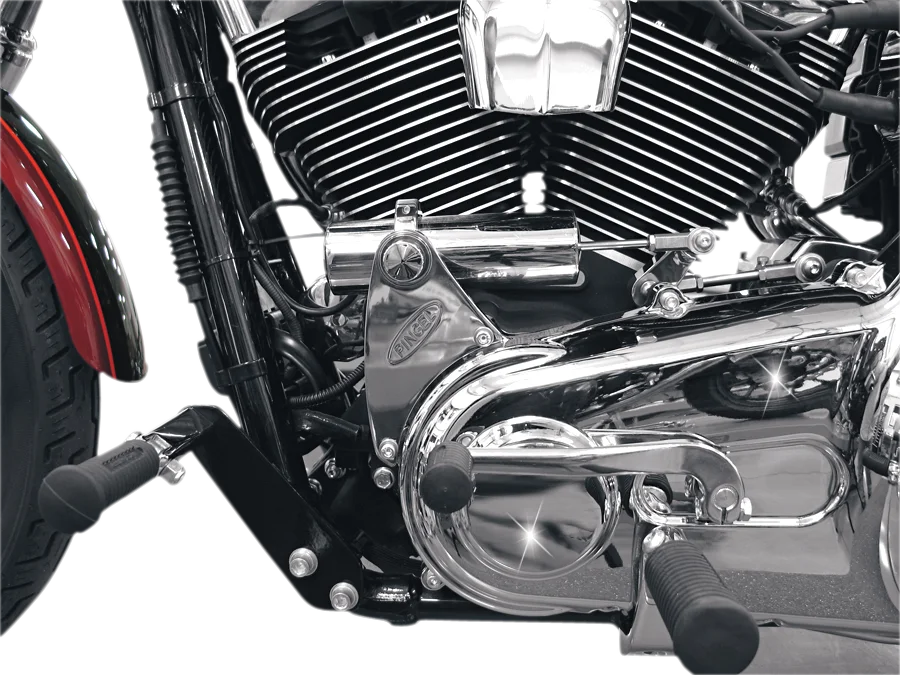 Pingel Shifter Kit - Mid Controls - Dyna 77605 - Back View