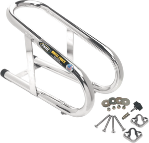 Pingel Wheel Chock - Removable - Chrome - 3-1/2" WC350 - Main Product View