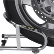 Load image into Gallery viewer, Pingel Wheel Chock - Removable - Chrome - 6-1/2" WC650 - Side View