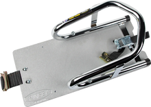 Load image into Gallery viewer, Pingel Wheel Chock - Series E-Track - Floor Mount - Removable - Chrome - 6-1/2&quot; WC65EF - Main Product View