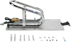 Pingel Wheel Chock - Series E-Track - Recessed - Removable - Chrome - 3-1/2" WC35ER - Main Product View